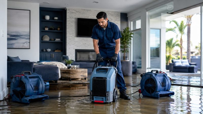 Water damage restoration