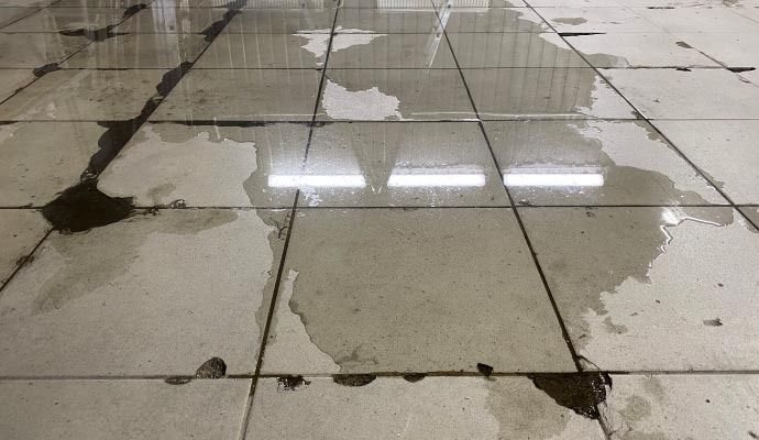 Tile and Stone Water Damage Restoration in Orange County